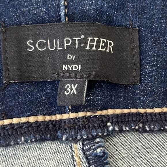 NYDJ Jeans 3X Pull On Sculpt-Her LiftXLux Straight leg Denim - Picture 9 of 11